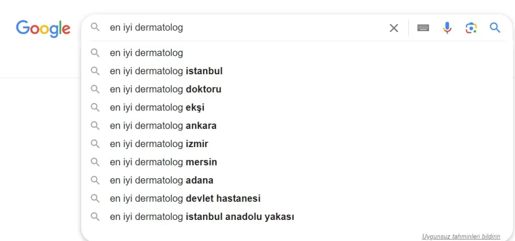 Google işinizi pazarlamak için en doğru SEO alanıdır.